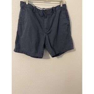 J.Crew Essential 7" Shorts Mens Size 32 Blue Green & Tan 3 Pairs Lot EUC Chino